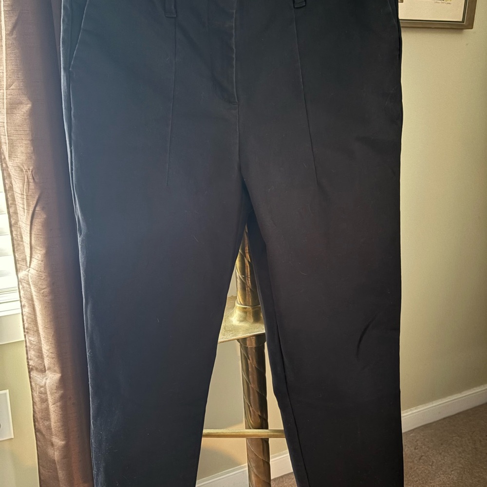 Boden Cropped Black Pants